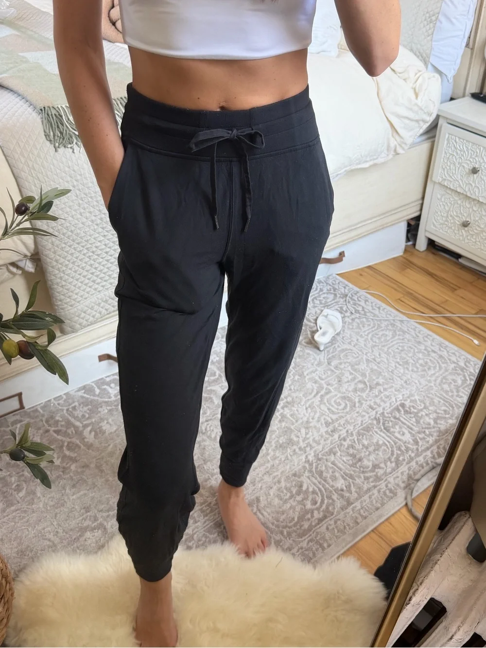 lululemon athletica Black Drawstring Joggers